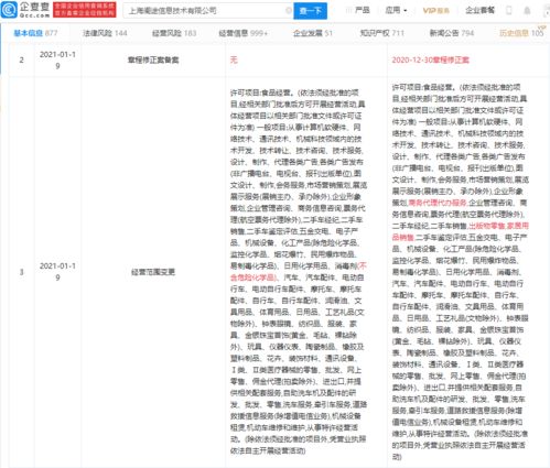 途虎养车网运营主体经营范围新增出版物零售等